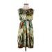 Simply Vera Vera Wang Casual Dress: Green Dresses - Women's Size 12 Petite