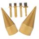 POPETPOP 1 Set Firewood Artifact Cone Drill Bit Wood Drill Bits Drill Bits for Metal Industrial Drill Bits Metal Drill Bit Woodworking Drill Tools Basin Frame Metric System Plastic Box