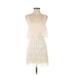 American Eagle Outfitters Cocktail Dress - Shift: Ivory Dresses - Women's Size 00