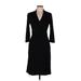 Banana Republic Casual Dress - Midi: Black Dresses - Women's Size Medium