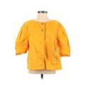Ports International Jacket: Yellow Solid Jackets & Outerwear - Women's Size 8