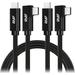 RVP+ 3' USB-C 3.2 Gen 2x2 Right-Angle Cable (Black, 2-Pack) RVP-C103-BK-3FT-2