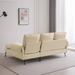 Modern L-Shaped Sofa Couch With Reversible Chaise Lounge