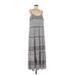 Torrid Casual Dress - Maxi: Gray Fair Isle Dresses - Women's Size 2X Plus