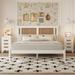 3-Pieces Bedroom Sets, Full/Queen Size Platform Bed w/ 2 Nightstands, Elegant Bed Frame w/ Natural Rattan Headboard for Bedroom