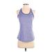 Adidas Active Tank Top: Purple Activewear - Women's Size Small