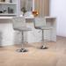 Bar Stools with Back and Footrest Counter Height Dining Chairs 2PC/SET