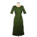 Max Mara Casual Dress: Green Dresses - Women's Size 6