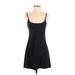 Abercrombie & Fitch Casual Dress - Slip dress: Black Solid Dresses - Women's Size Small Tall