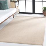 White 120 x 96 x 0.5 in Area Rug - Safavieh Power Loom Jute/Sisal Area Rug in Natural Jute & Sisal | 120 H x 96 W x 0.5 D in | Wayfair NF469A-8