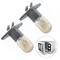 2pcs Universal Microwave Ovens Light Bulb Lamp Globe 250V 2A Fit For Midea Most Brand With Holder