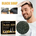 White Hair Darkening Shampoo Soap Restore Gray Beard and Hair Natural Color Soap Gray White To Black