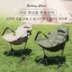 Outdoor Rocking Chair Camping Longue Chair For Relaxing Tourist Beach Chaise Leisure Travel Picnic