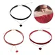 Classic Velvet Choker Necklace Heart Pendant Necklaces Sweet Personality Pendant For Women Fashion