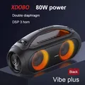 XDOBO VIBE PLUS 80W Portable Bluetooth-compatible Speaker 10400mAh Wireless TWS Super Subwoofer