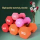 Hexagonal dipping weightlifting dumbbells environmental protection household fitness equipment