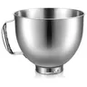 1 PCS Bowl Stainless Steel Silver For Kitchenaid 4.5-5 Quart Tilt Head Stand Mixer For Kitchenaid