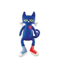 25cm Pete Cat Plush Toy Cartoon Pete Cat Preschool Education Book Plush Doll Cute Blue Cat Baby