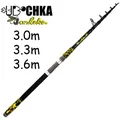 UDOCHKA "BUMBLEBEE" Telescopic Light Spinning Carbon Fishing Rod 3.0m 3.3m 3.6m + 3 Tips