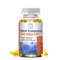 BBEEAAUU Probiotic Enzyme Capsules 200mg Help Intestinal Peristalsis and Support Digestion Help