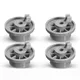 4pcs For BOSCH Siemens Neff Roller Dishwasher Rack Tires Wheels Replacement Part Dishwasher Lower