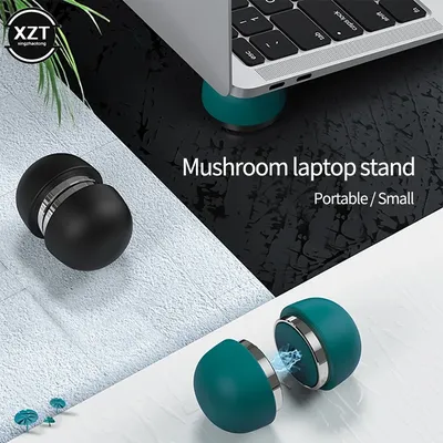 Laptop stand notebook accessories Support notebook Mini laptop holder Foldable mushroom Cooling