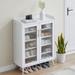 Ivy Bronx 23 Pair Shoe Storage Cabinet in White | 40.55 H x 31.1 W x 13.77 D in | Wayfair AA2131E97F7646FDA7A11890477E72BE