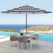 Brayden Studio® Dazire 120" Market Umbrella w/ Crank Lift Counter Weights Included | 99 H x 120 W x 120 D in | Wayfair