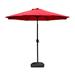 Latitude Run® Amarlia 8' 10" Market Umbrella, Polyester in Red | 96.45 H x 106 W x 106 D in | Wayfair EEF6045EA0F846428AA734CC51DC79D3