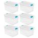 Sterilite Latching Stackable Storage Container w/Lid | 16.25 H x 11.25 W x 11.625 D in | Wayfair 6 x 14958006