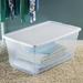 Sterilite Clear Plastic Stacking Storage Container Box w/Lid Plastic | Wayfair 8 x 16668004