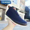 Neue Frühling Herbst Männer Casual Turnschuhe Brogue Stiefeletten Mesh Weiches Licht Atmungsaktive