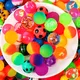 12/30pcs Mini bunte Hüpfball Spielzeug Kinder Geburtstags feier Baby party Geschenk Pinata Füller