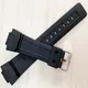 26*16mm silikon armband für g schock GAW-100/glx/GA-200/150/201/300/gas-310 schwarz ersatz band