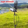 Eagle Windmill Wing Flapping Eagle girandola Iron Wind Spinners Eagle picks ornamenti per prato