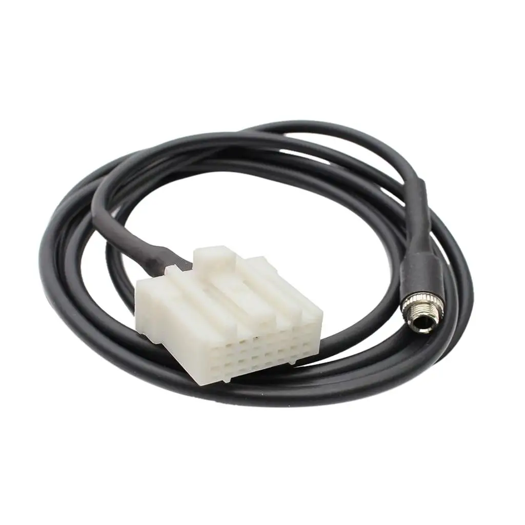 Aux eingang buchse 3,5mm audio adapter kabel für 4 4s 5 5s mp3 zu mazda 2 3 5 6 rx8 MX-5 auto player Image