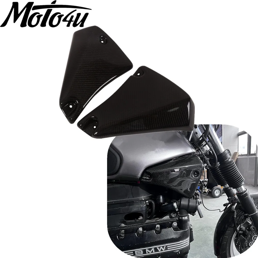 Per BMW K100 K75 Cafe Racer protezione della copertura del serbatoio laterale del motociclo carenatura dei pannelli laterali anteriori