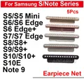Écouteurs Samsung Galaxy S5 Mini S6 S7 Edge S8 S9 S10 Plus S10E Note 9 5 pièces/lot filet