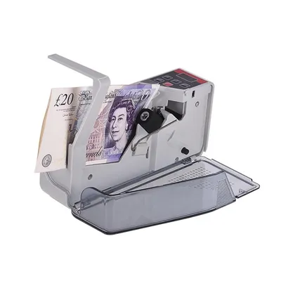 Mini compteur d'argent portable pratique avec affichage LED billet de banque billet de banque