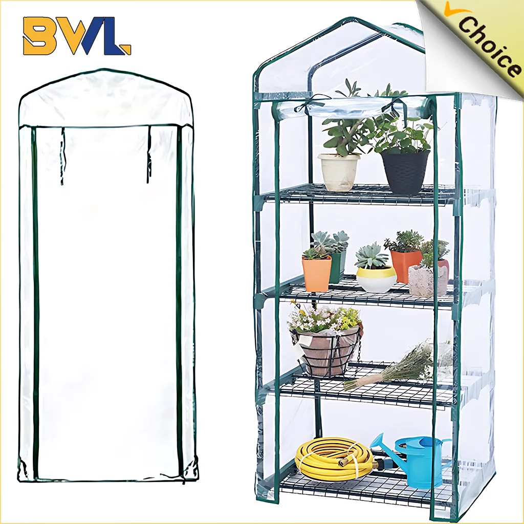 Gartenwärmer-Abdeckung, PVC-Blumen- und Pflanzenisolierung, wärmender Schuppen, Gewächshaus, wärmende Wintergarten, isolierte, regensichere Spalier Image