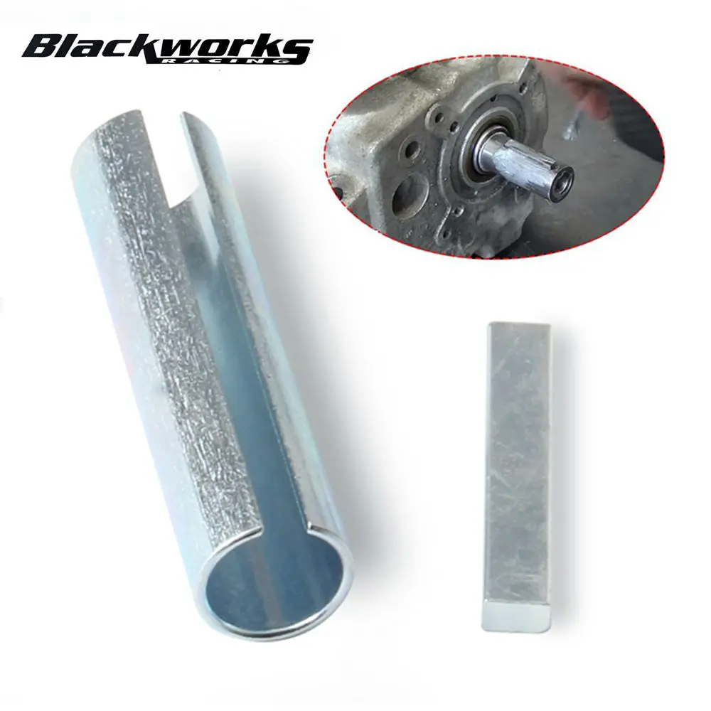 Heißer Verkauf Kurbelwellen & Teile Wellen adapter Riemens cheibe Bohrung Reduzier hülse Buchse Seilscheibe Schlüssel Autozubehör Silber 5/8 "x 3/4" x 3" Image