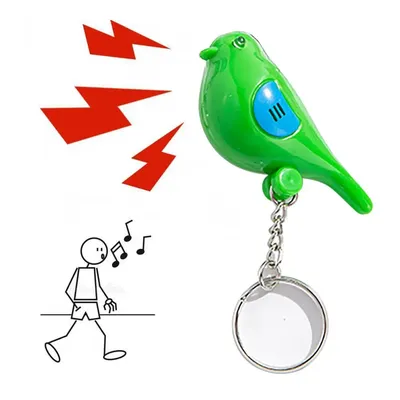 Lustige Schlüssel anhänger Frauen Männer pfeifen Schlüssel finder blinken piepen Fernbedienung verloren Key finder Locator Schlüssel ring