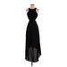 Express Cocktail Dress - High/Low: Black Dresses - Women's Size 2