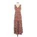 Cynthia Rowley Casual Dress - Maxi: Brown Dresses - Women's Size 2