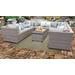 Florence 11 Piece Outdoor Wicker Patio Furniture Set 11a in Beige - TK Classics Florence-11A-Beige