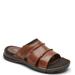 Rockport Darwyn Slide - Mens 9.5 Brown Sandal Medium