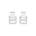 Hourglass Earrings Jewellery - White - Balenciaga Earrings