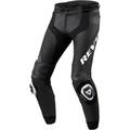 Revit Apex Pantaloni in pelle da moto, nero-bianco, dimensione 32 52