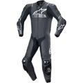 Alpinestars Missile V2 Ward traforato One Piece Moto Tuta in pelle, nero-grigio, dimensione 60