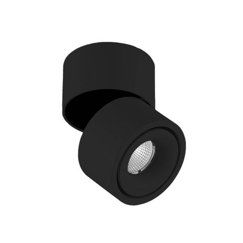Arcchio LED-Deckenstrahler Rotari, 17,6W, 1-flammig, schwarz